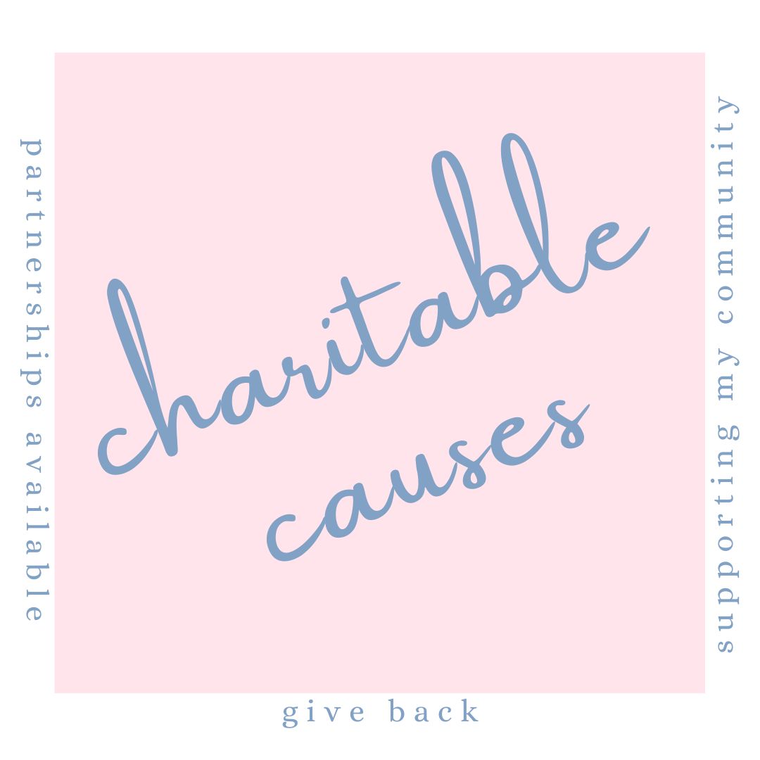 Charitable Causes - XO Jessica