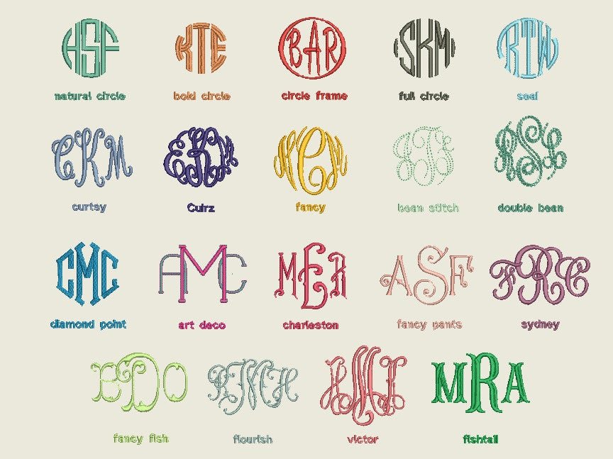 Personalization Options - XO Jessica