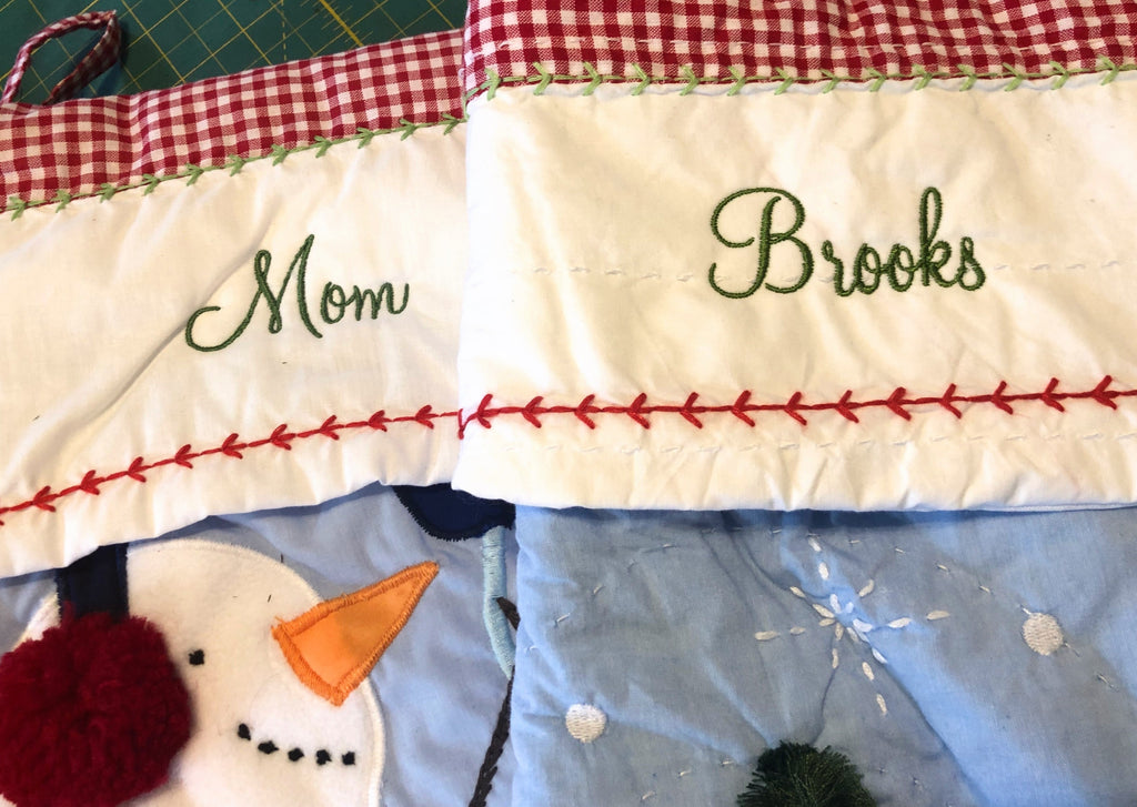 Personalized Holiday Stocking - XO Jessica