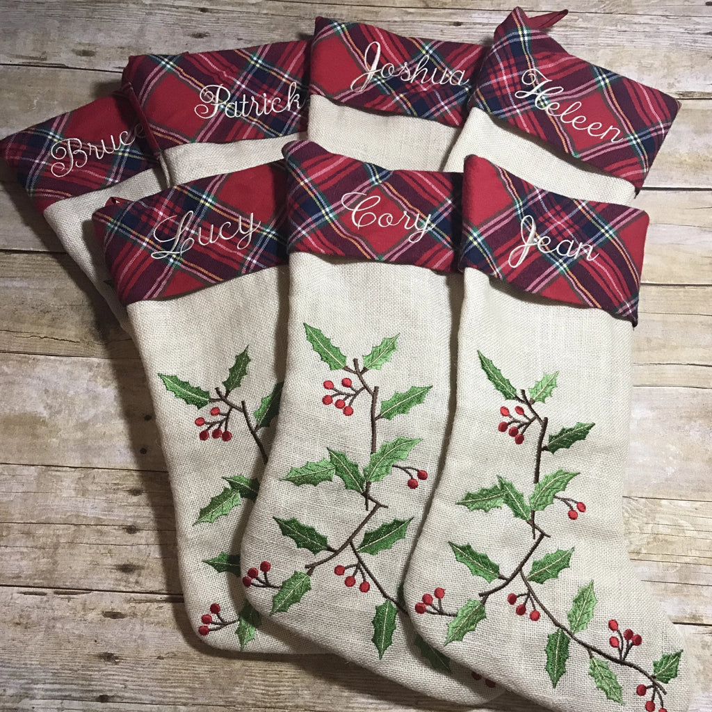 Personalized Holiday Stocking - XO Jessica
