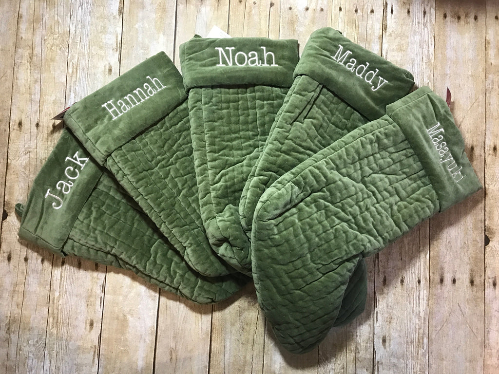 Personalized Holiday Stocking - XO Jessica